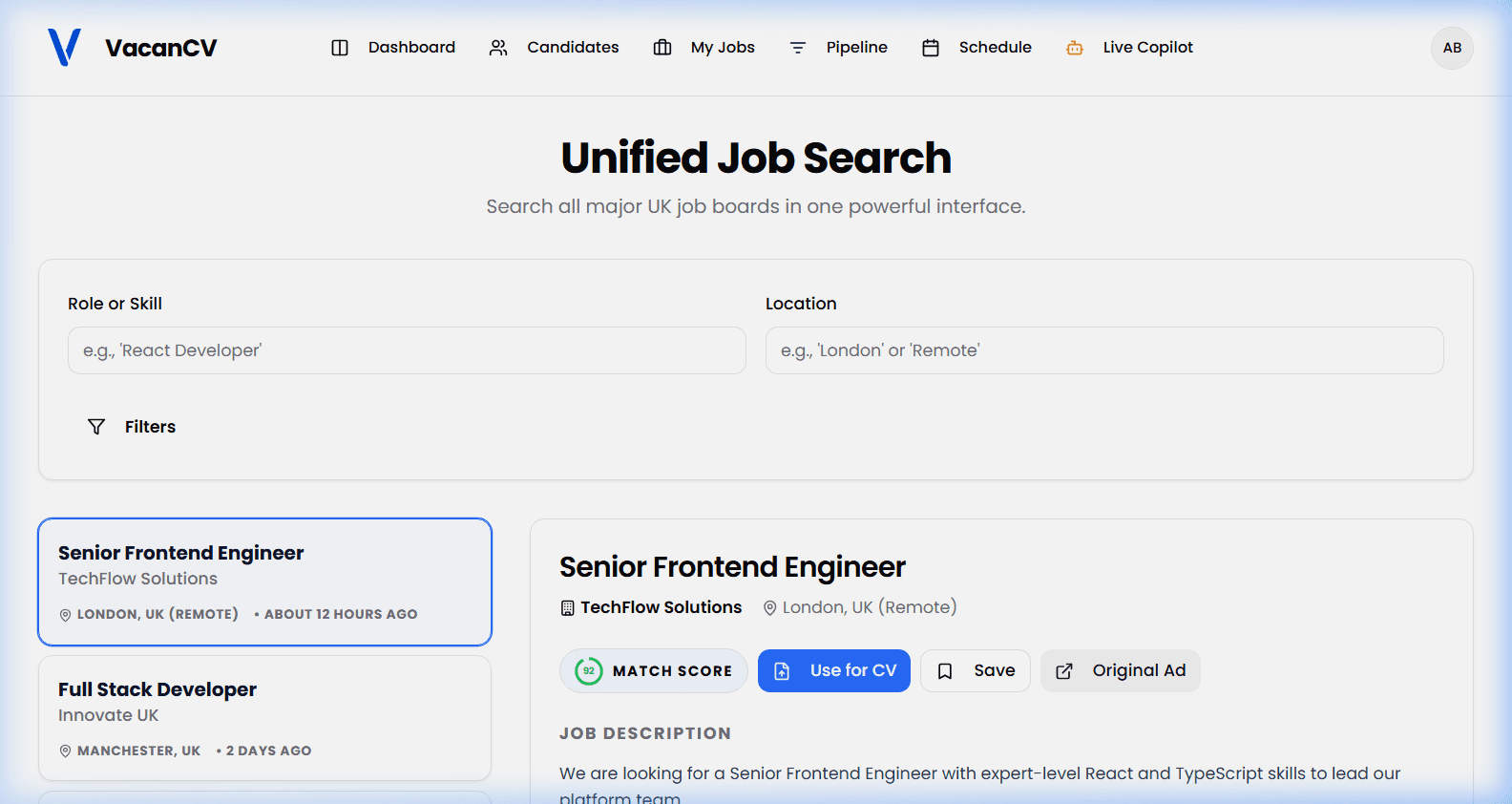 Find & Save Jobs